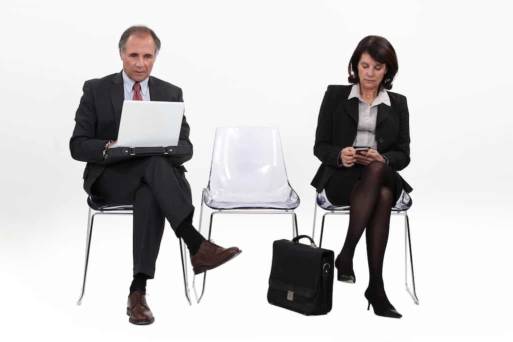 body language at an interview