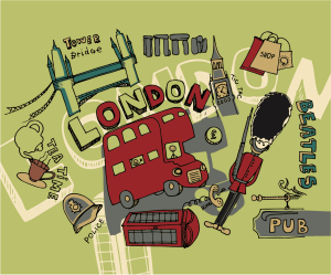 Graphic representing London
