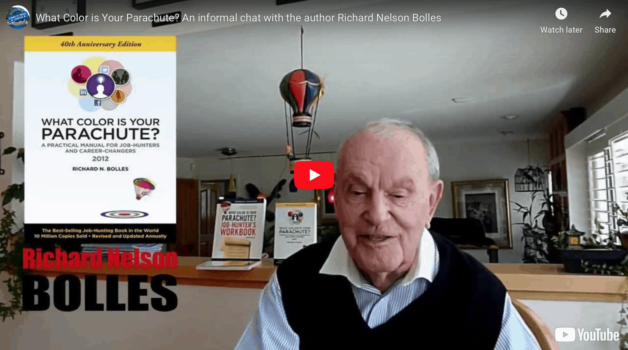 What color is your parachute author Richard Nelson Bolles
