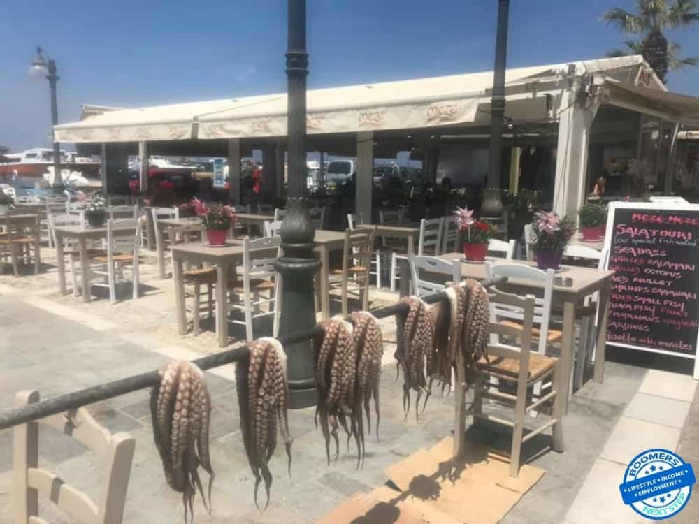 Seafood so fresh in Naxos Greece