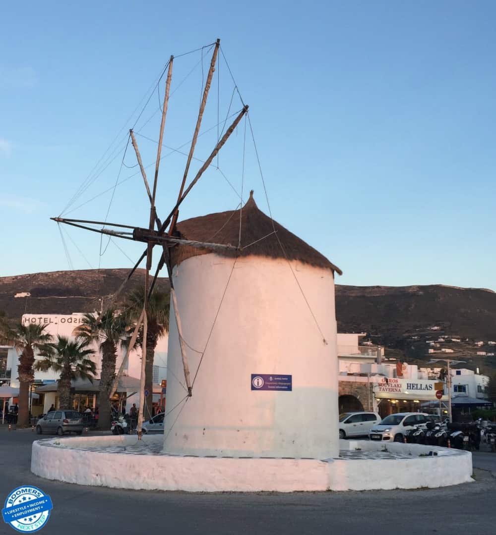 Traditional Windmill of Paros island