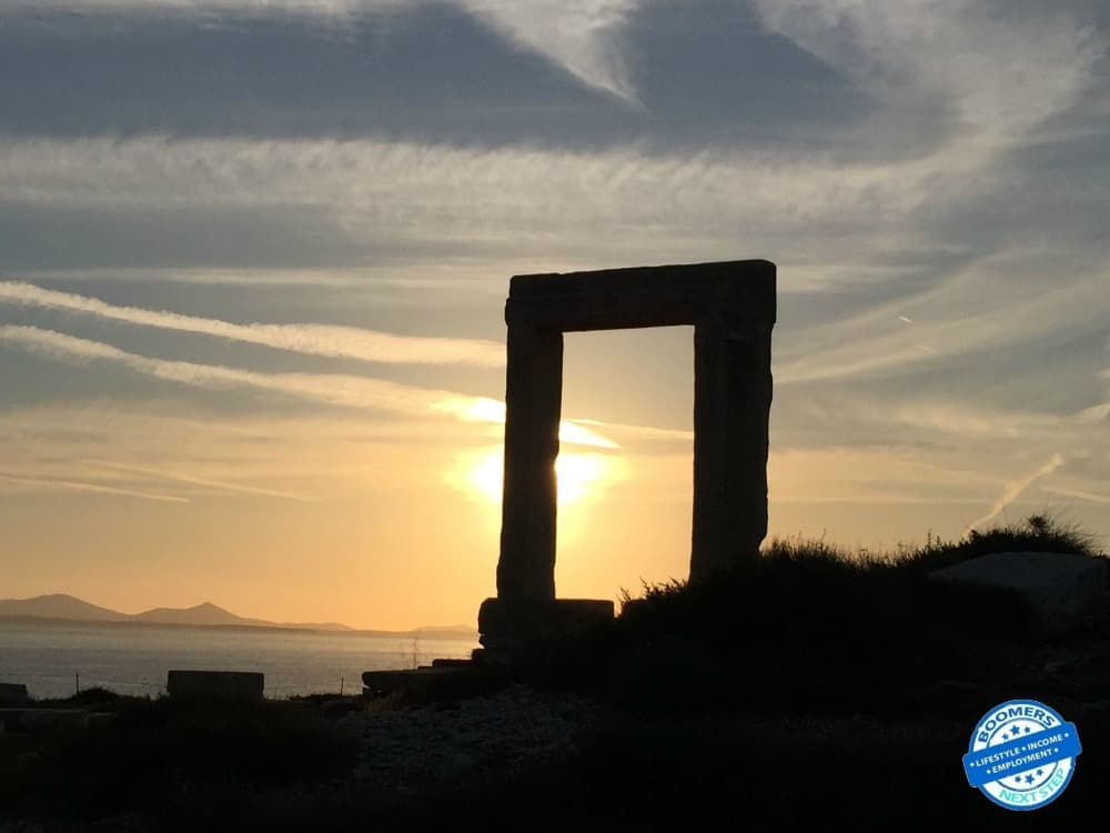 The Arch of Apollo in Naxos Town 