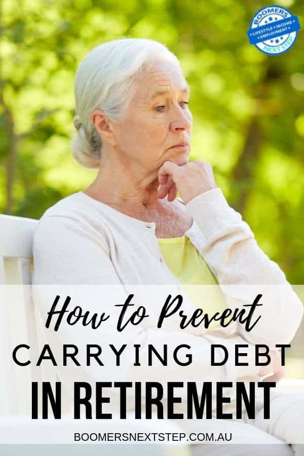 How bad is it to carry debt in retirement?